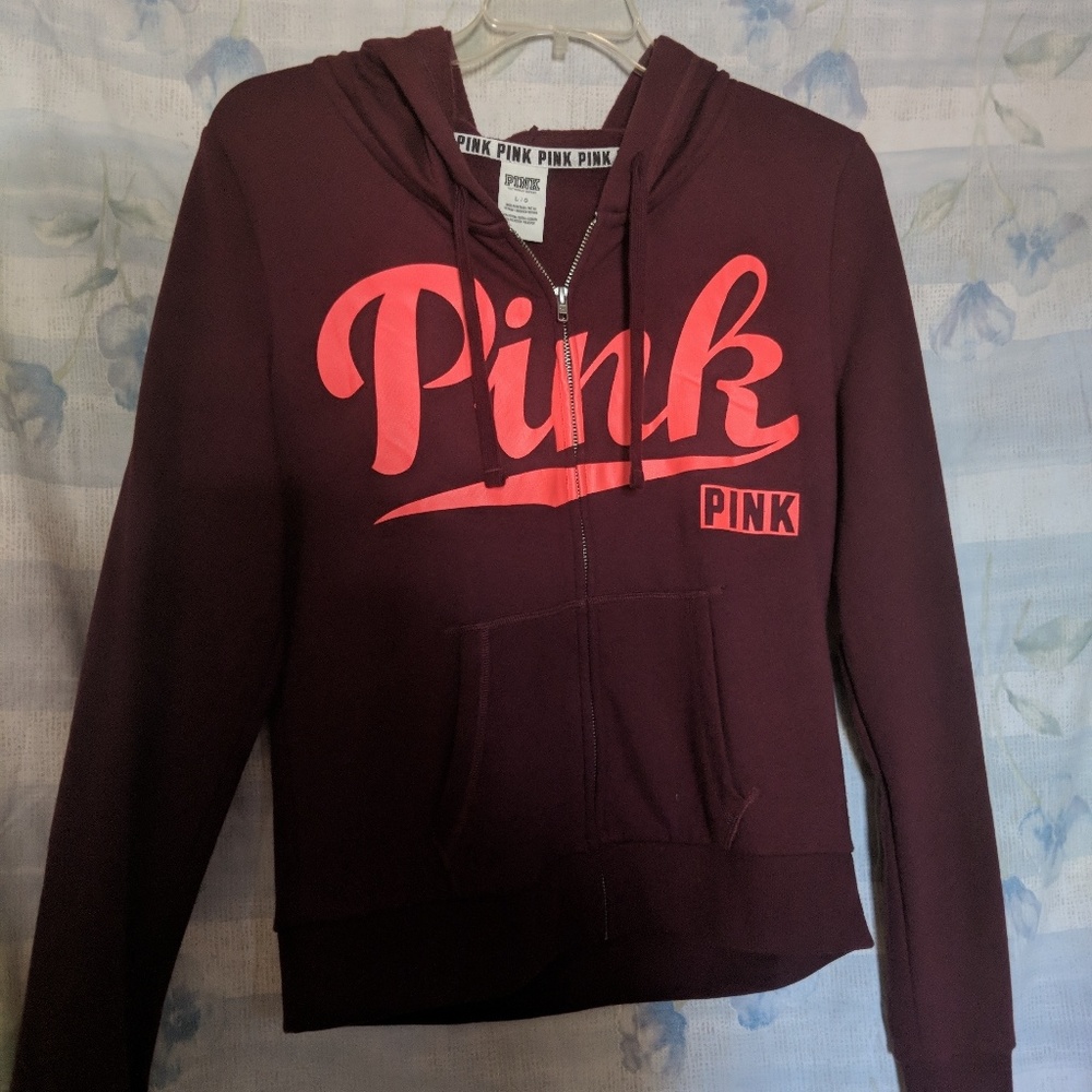 VS Pink hooded sweatshirt